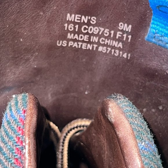 Offers Welcomed! Cole Haan Air Hunter Hiker Brown Leather Plaid Boots, Men's 9 - Picture 7 of 7